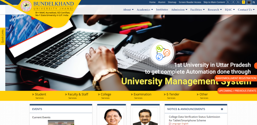 Bundelkhand University result 2022 BA, B.com, B.sc, MA @www.bujhansi.ac.in